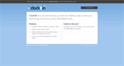 Desktop Screenshot of clockit.in