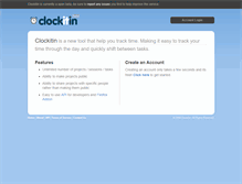 Tablet Screenshot of clockit.in